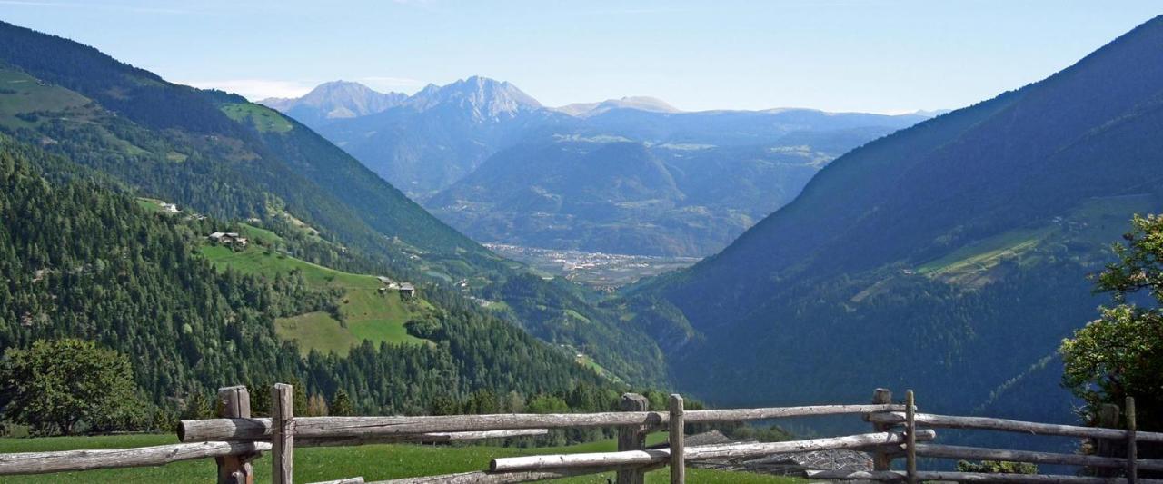 Ferienwohnung Maiernhof Bauernhof Ultental Sankt Pankraz Buitenkant foto