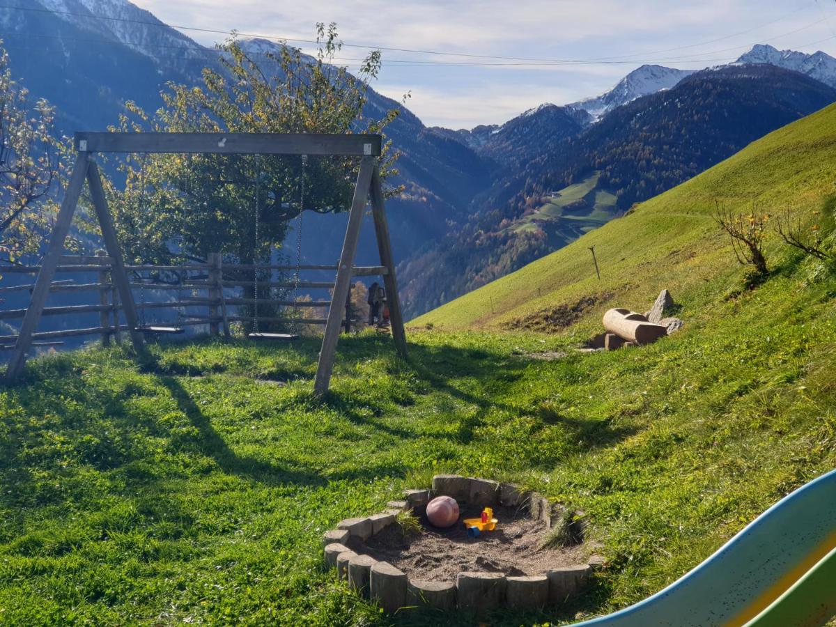 Ferienwohnung Maiernhof Bauernhof Ultental Sankt Pankraz Buitenkant foto